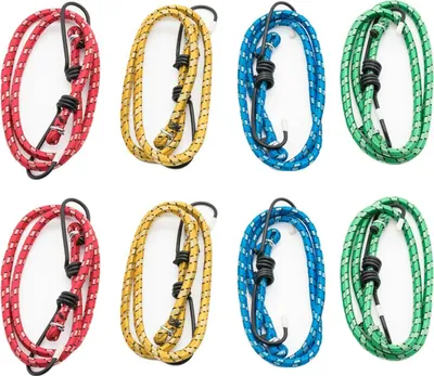 Produktbild von 8x Spanngummi Gepäckspanner Gepäckgummi 75cm Spanngurte Gummispanner Spannbänder