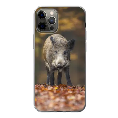 Produktbild von MuchoWow® Handyhülle Schutzhülle Hülle für iPhone 12 Pro Wildtier - Wald - Herbst Silikon Softcase Handy Hülle - Abdeckung