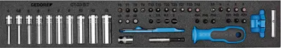 Image de Gedore 1500 CTD-20 BIT Bit set Metric 1/4 (6.3 mm) 45-piece 1733419