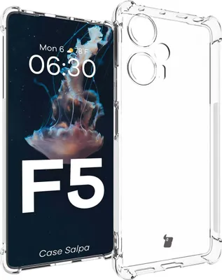 Produktbild von Elastyczne etui Bizon Case Salpa do Xiaomi Poco F5, przezroczyste
