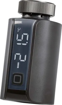 Produktbild von eQ-3 AG Heizkörperthermostat schwarz Funkdisplay IP20