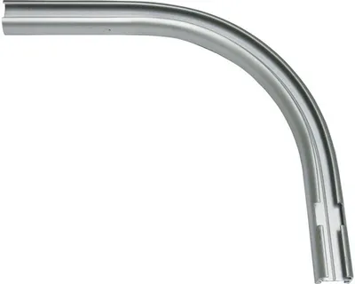 Produktbild von Rundbogen rechts für Vorhangschiene 13 mm aluminium