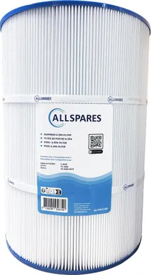 Produktbild von AllSpares Wasserfilter für Whirlpool/Pool Filterkartusche geeignet für Waterair CFR75 / CFT75 / PJ75 / C-9475 | Ø252x362mm