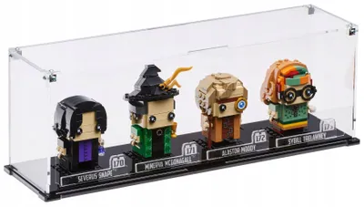Produktbild von Blacked Brick Vitrine für 4x LEGO® BrickHeadz – Star Wars, Harry Potter