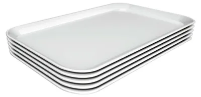 Obrázok produktu pre Sada 5 ks podnosov, 240 x 350 mm, biela farba