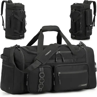 Image de Sac de sport, 62 x 26,5 x 30,5 cm, noir, imperméable, pour le sport