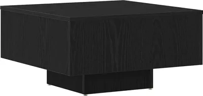Zdjęcie produktu dla vidaXL Stolik kawowy o wyglądzie czarnego dębu 60 x 60 x 31,5 cm materiał drewnopochodny