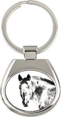Immagine prodotto di Appaloosa - Portachiavi con cavallo, portachiavi con stampa, ciondolo personalizzato del marchio Art-Dog.