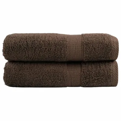 Produktbild von Premium Handtücher SOLUND 2 Stk. Braun 50x100 cm 600 g/m²