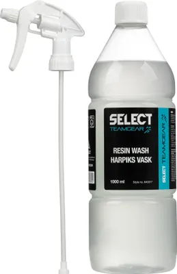 A bottle of resin wash and a spray bottle.