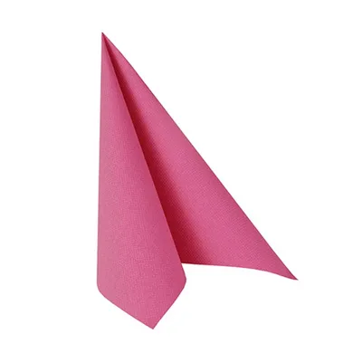Produktbild von Servietten 25x25cm 'Royal Collection' (20St) uni, Farbe:fuchsia