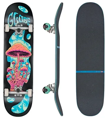Productafbeelding van Globe G1 Mind Expansion 8.25″ - Black/Green – Complete skateboard