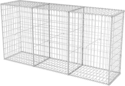 Zdjęcie produktu dla vidaXL Kosz gabionowy stalowy 200×50×100 cm