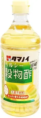 Immagine prodotto di Tamanoi Vinegar Co. Ltd | Aceto di riso Kokumotsu - 500 ml - Sapore dolce - Aceto giapponese - Ingredienti sulla confezione
