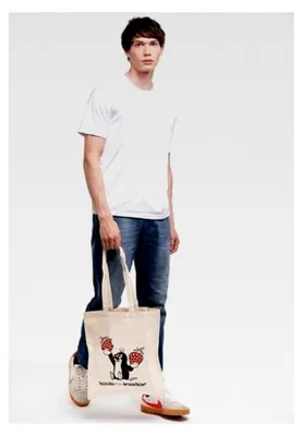 Produktbild von Der kleine Maulwurf Baumwolltasche mit langen Henkeln