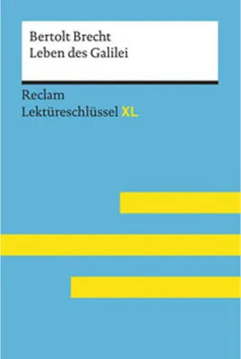 Immagine prodotto di Leben des Galilei von Bertolt Brecht: Lektüreschlüssel mit Inhaltsangabe, Interpretation, Prüfungsaufgaben mit Lösungen, Lernglossar. (Reclam Lektüreschlüssel XL)