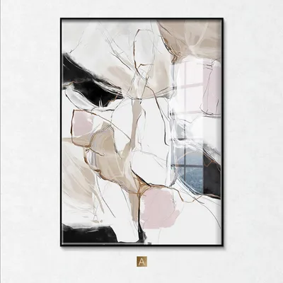 Produktbild von TPFLiving Kunstdruck LW-65 (OHNE RAHMEN) Poster - Leinwand - Wandbild - Hochauflösender Giclée-Druck, langlebig und hochwertig - Nordic Art - Abstrakte Motive - Bilder Wohnzimmer -  - Größe: 30x40cm
