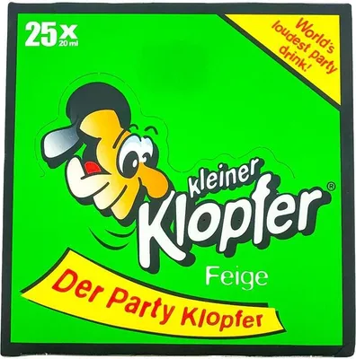 Produktbild von Kleiner Klopfer Vodka Feige 25x 20ml 17% Vol.