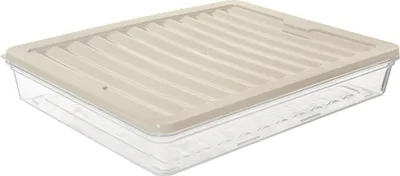 Produktbild von Küchenbehälter zur Aufbewahrung von Lebensmitteln, Wurstwaren, Käse, niedrig, flach, 2 l