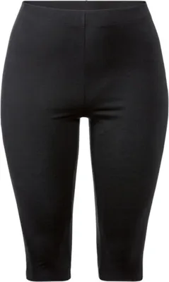 Produktbild von Esmara Capri Leggings Hose Damen Sommer Elasthan Elasthan ++plusSize++ Schwarz L