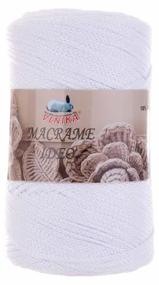 Produktbild von 250g Strickgarn Macrame Ideo Unifarben Makramee Häkelgarn Flechtgarn Knüpfgarn