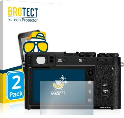 Produktbild von 2x BROTECT Schutzfolie für Fujifilm X100F Displayschutz Displayschutzfolie Folie Matt Entspiegelungsfolie