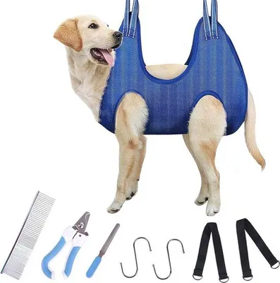 Produktbild von Famanu Hundehängematte 6-in-1 Pflege-Set - Größe M