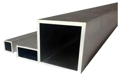 Produktbild von Aluminium Vierkantrohr Walzblank (150 mm x 150 mm x 4 mm x 500 mm)