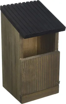 Productafbeelding van Nestkastje voor roodkeeltjes - 13,5 x 12 x 24 cm -hout
