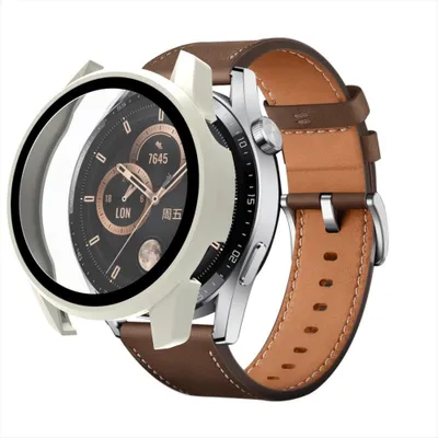 Zdjęcie produktu dla Szkło ochronne do Huawei Watch GT3 42mm - białe Hurtel