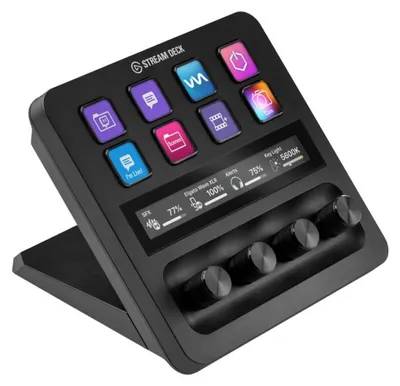 Obrázek produktu pro Elgato Stream Deck + BEARBEITUNG, Černá, 8 tlačítka, Windows 10, Windows 11, Mac OS X 10.15 Catalina, Mac OS X 10.15.3 Catalina, Mac OS X 10.2 Jaguar, Mac OS X 10.3 Panther,..., Krabice, Čína