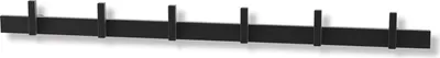 Produktbild von ZACK CADORE Edelstahl Garderobenleiste 60 cm Garderobe schwarz 50735