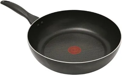 Produktbild von Induktionswok mit höherem Rand, 30 cm, Teflon-Antimikrobielle Beschichtung, hochrandig, Tiefbratpfannenwok