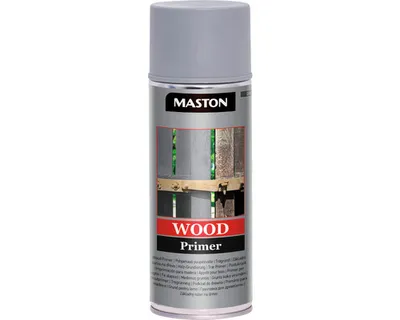 Produktbild von Sprühlack Maston Holzgrundierung grau 400 ml