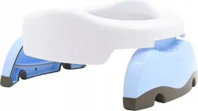 Produktbild von 2in1 POTETTE TRAVEL POTTY Toilettensitzbezug weiß und blau