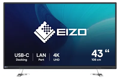 Immagine prodotto di Eizo EV4340X-BK EIZO 108cm (42,5") EV4340X-BK 16:09 4K 2xHDMI+DP+USB-C IPS