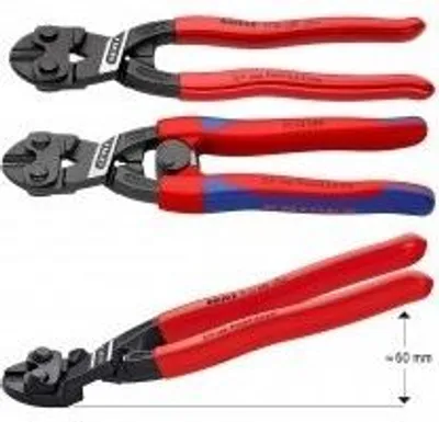 Image de Coupe-câbles Knipex, longueur 200 mm, poignée en PVC