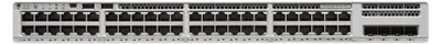 Obrázek produktu pro Cisco C9200L-48PL-4G-E, Řízený, Gigabit Ethernet (10/100/1000), Podpora napájení po Ethernetu (PoE), Instalace do racku