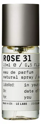 Produktbild von Le Labo, Rose 31, Eau de Parfum, Unisex, 15 ml