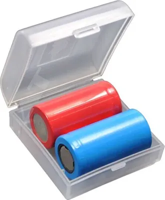 Obrázok produktu pre Plastový box pre 2x 18350 transparentný