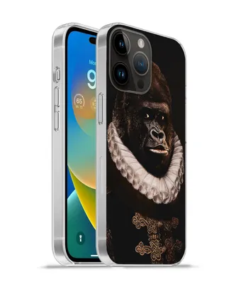 Produktbild von MuchoWow® Handyhülle Schutzhülle Hülle für Apple iPhone 14 Pro Max Affe - Kunst - Alte Meister Silikon Softcase Handy Hülle - Hardcover