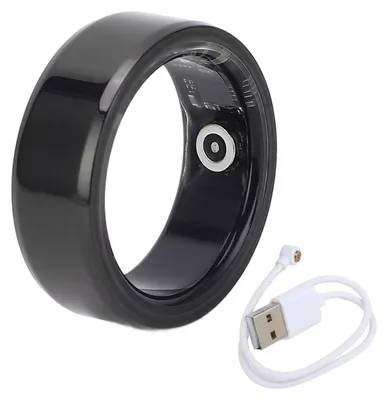 Immagine prodotto di Fitness Anello intelligente Conteggio dei passi Monitoraggio del sonno IP67 Impermeabile Health Tracker Nero Tipo 9
