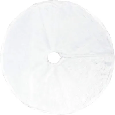 Produktbild von Omgoods – r Weihnachtsschmuckrock aus Kunstfell, Weiß, 150 cm