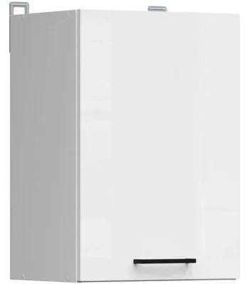 Produktbild von AUCUNE JUNONA Küchen-Hängeschrank 40 cm, 1 Tür, glänzend weiß, 1 Einlegeboden, Wandmontage