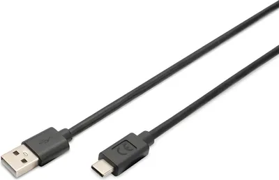 Immagine prodotto di DIGITUS Cavo di collegamento USB 2.0 tipo C -A St/St 3,0m, nero
