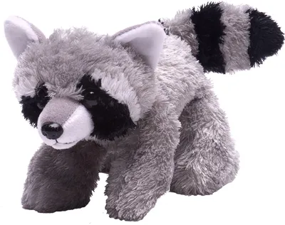 Produktbild von Wild Republic 16266 Hug'ems Plüschtier, Kuscheltier, Waschbär 18cm