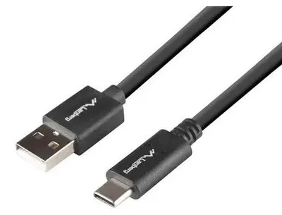 Image de Câble Lanberg USB-C(M) -> USB-A(M) 2.0 1 m QC