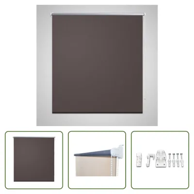 Image de Store d'obscurcissement 160 x 230 cm brun
