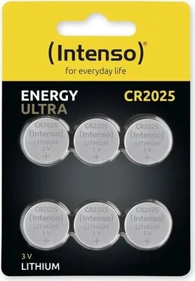 Immagine prodotto di Intenso CR 2025 Energy 6er Blister - CR2025 - 160 mAh Batteria monouso Lithium-Manganese Dioxide (LiMnO2)