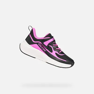 Produktbild von Geox Pro-Ran-Sneaker für schwarze Mädchen 26